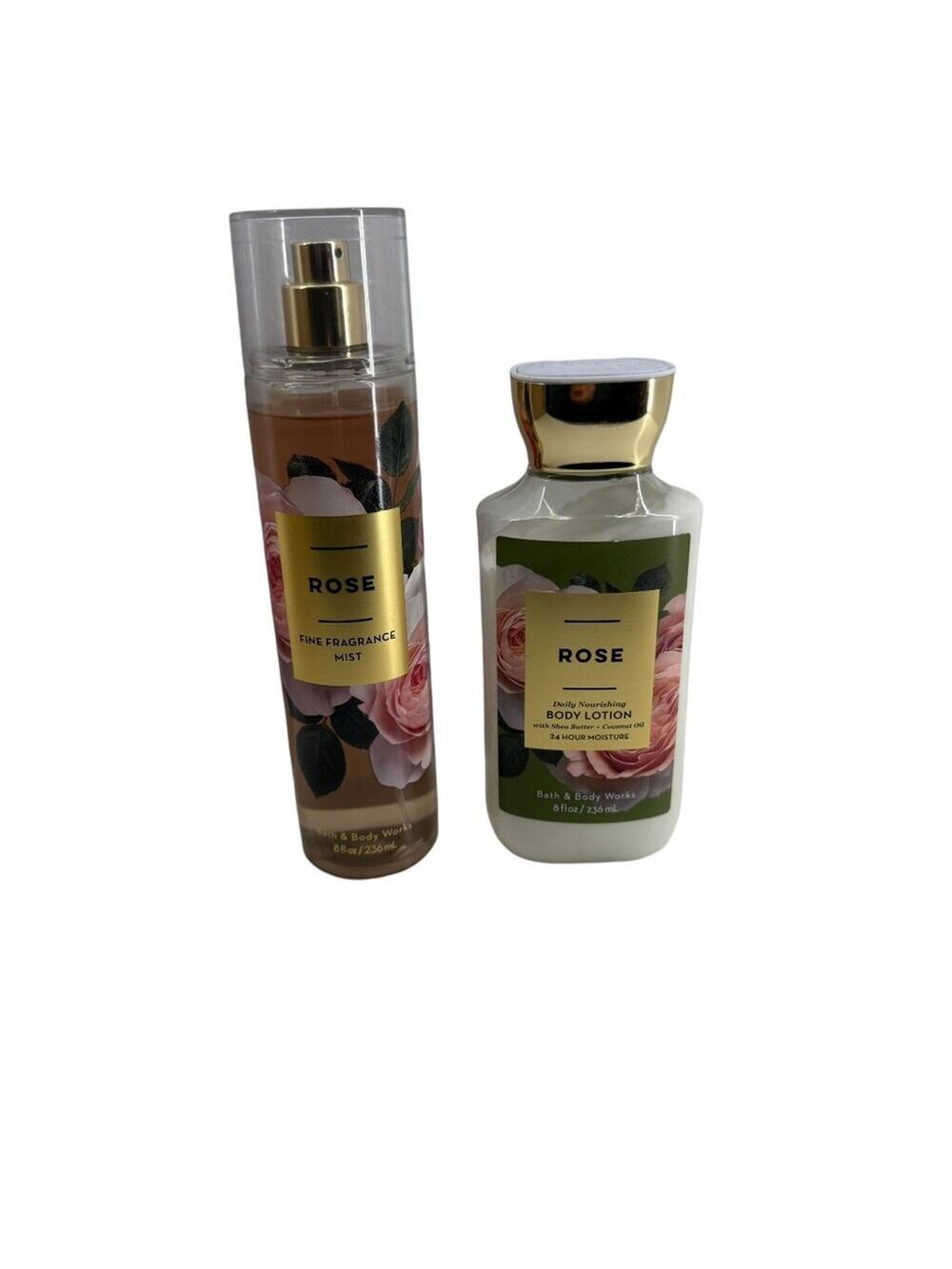 Bath  Body Works ROSE Fine Fragrance Mist Spray  Nourishing Body Lotion